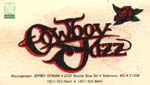 Buddy gave me
his autograph on a Cowboy Jazz business card
