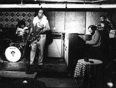 The Big Nick quartet performs at the West Virginian